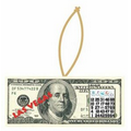 Las Vegas Bingo $100 Bill Ornament w/ Clear Mirrored Back (4 Square Inch)